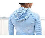Hooded Women's Jackets with Long Sleeves - Blue Force Sports
