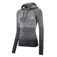 Hooded Women's Jackets with Long Sleeves - Blue Force Sports