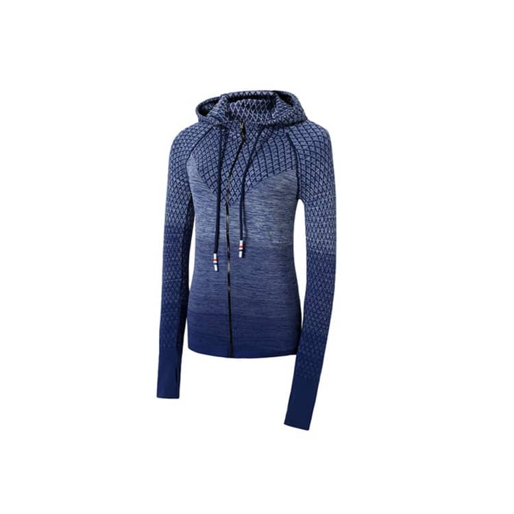 Hooded Women's Jackets with Long Sleeves - Blue Force Sports