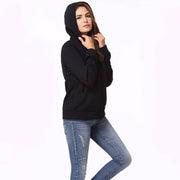 Women's Long Sleeve Sport Hoodie with Zipper - Blue Force Sports