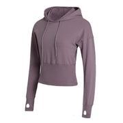 Women's Tummy Control Sports Hoodie - Blue Force Sports