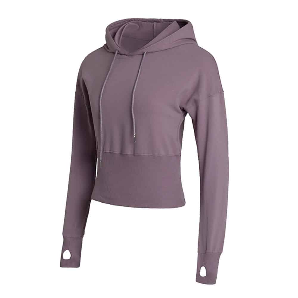 Women's Tummy Control Sports Hoodie - Blue Force Sports