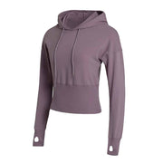 Women's Tummy Control Sports Hoodie - Blue Force Sports