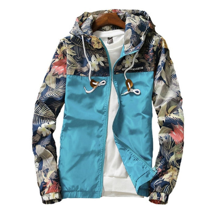 Women's Sport Hooded Windproof Jackets - Blue Force Sports