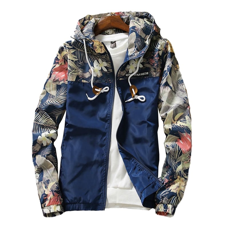 Women's Sport Hooded Windproof Jackets - Blue Force Sports