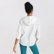Women's Pastel Color Hooded Sports Jacket - Blue Force Sports