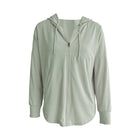 Women's Pastel Color Hooded Sports Jacket - Blue Force Sports