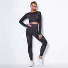 Seamless Yoga 2 Piece Set - Blue Force Sports