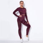Seamless Yoga 2 Piece Set - Blue Force Sports