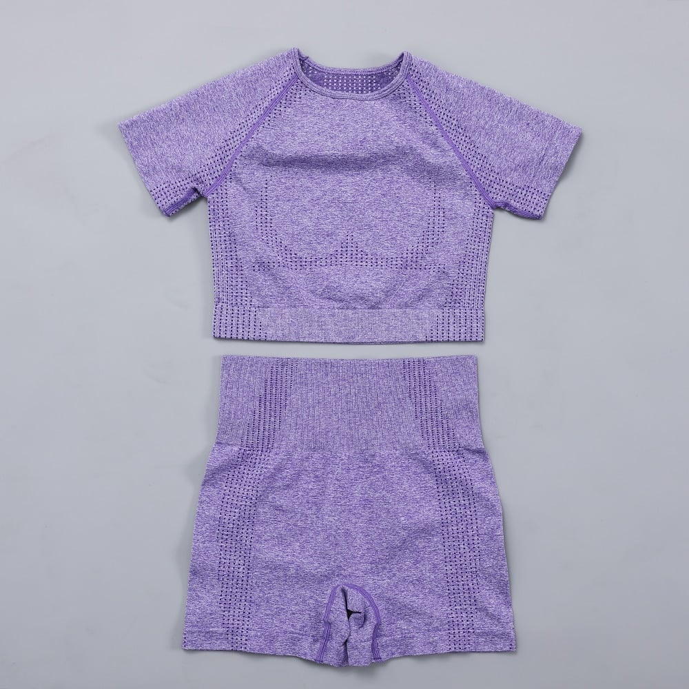 Women's Plain Yoga Set - Blue Force Sports