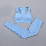 Women's Plain Yoga Set - Blue Force Sports