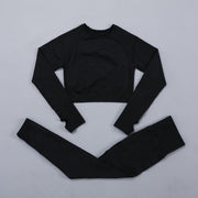 Women's Plain Yoga Set - Blue Force Sports