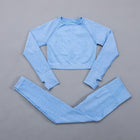 Women's Plain Yoga Set - Blue Force Sports