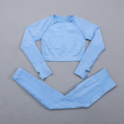 Women's Plain Yoga Set - Blue Force Sports