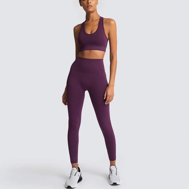 Women's Yoga Seamless Sportswear Set - Blue Force Sports