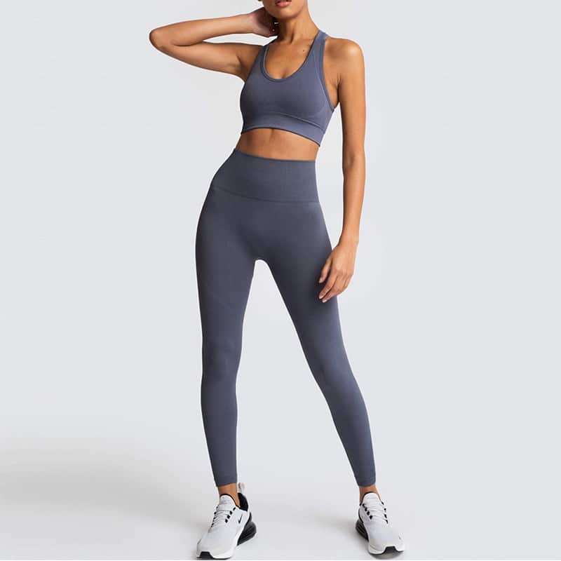 Women's Yoga Seamless Sportswear Set - Blue Force Sports