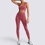 Women's Yoga Seamless Sportswear Set - Blue Force Sports