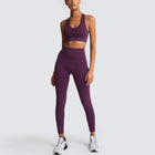 Women's Yoga Seamless Sportswear Set - Blue Force Sports