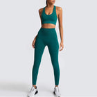Women's Yoga Seamless Sportswear Set - Blue Force Sports
