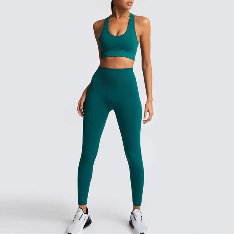 Women's Yoga Seamless Sportswear Set - Blue Force Sports