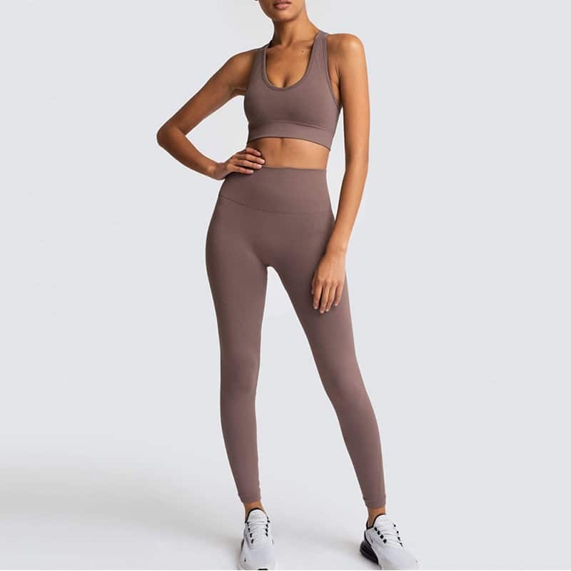 Women's Yoga Seamless Sportswear Set - Blue Force Sports