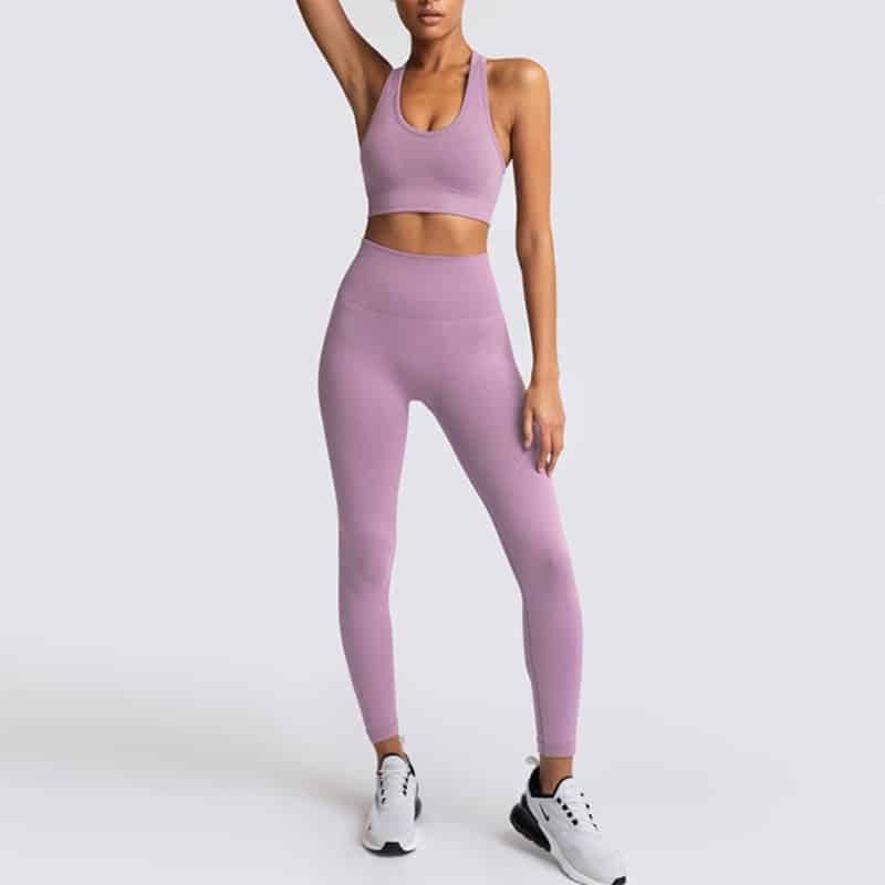 Women's Yoga Seamless Sportswear Set - Blue Force Sports