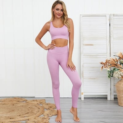 Women's Seamless Gym Set of Clothes - Blue Force Sports