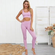 Women's Seamless Gym Set of Clothes - Blue Force Sports