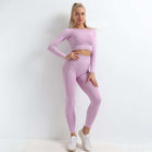 Women's Seamless Gym Set of Clothes - Blue Force Sports