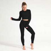 Women's Seamless Gym Set of Clothes - Blue Force Sports