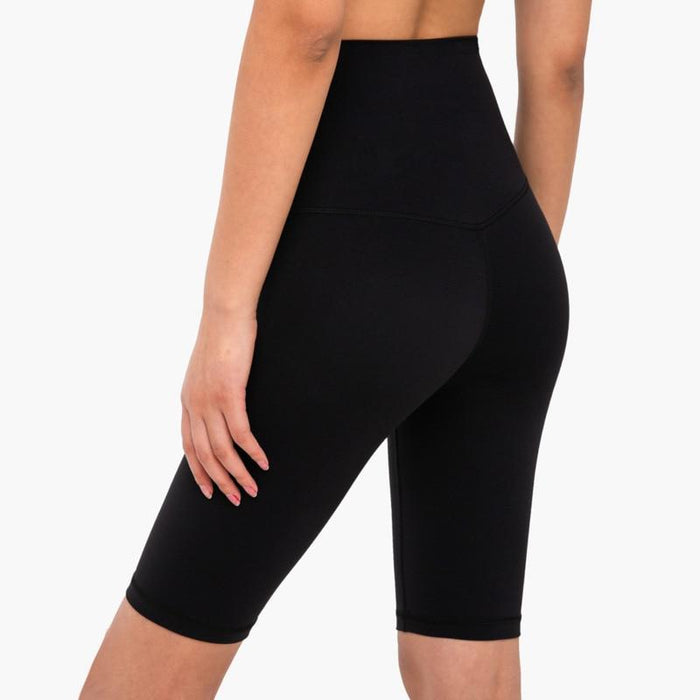 Women's Solid Color Butt Lifting Sports Shorts - Blue Force Sports