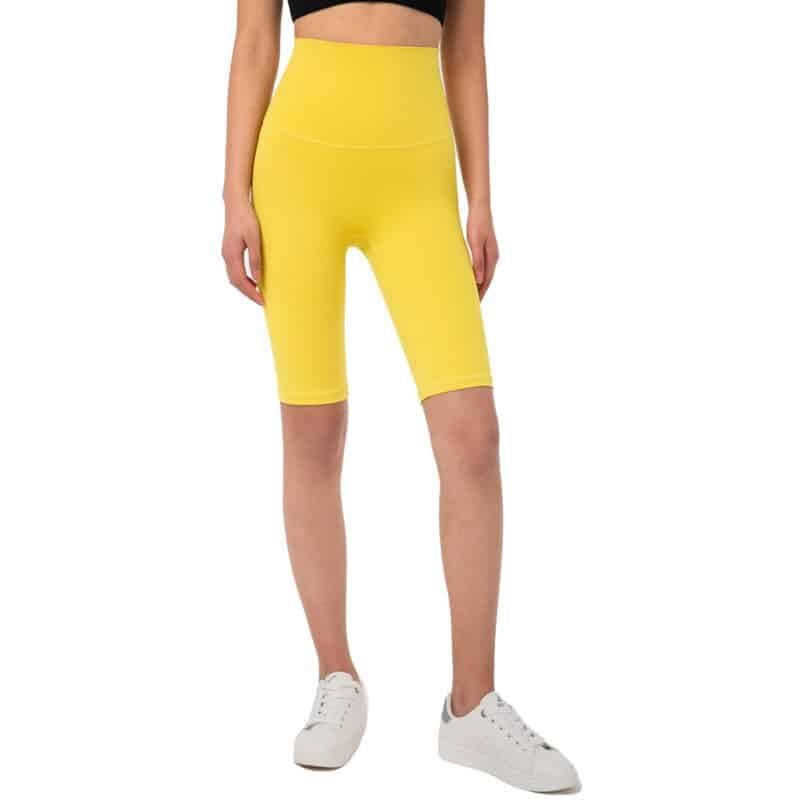Women's Solid Color Butt Lifting Sports Shorts - Blue Force Sports