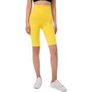 Women's Solid Color Butt Lifting Sports Shorts - Blue Force Sports