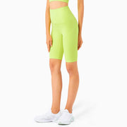 Women's Solid Color Butt Lifting Sports Shorts - Blue Force Sports