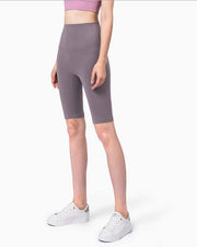 Women's Solid Color Butt Lifting Sports Shorts - Blue Force Sports