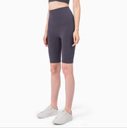 Women's Solid Color Butt Lifting Sports Shorts - Blue Force Sports