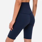Women's Solid Color Butt Lifting Sports Shorts - Blue Force Sports