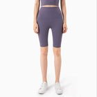 Women's Solid Color Butt Lifting Sports Shorts - Blue Force Sports