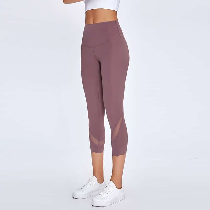 Women's Colorful Breathing Sport Capris - Blue Force Sports