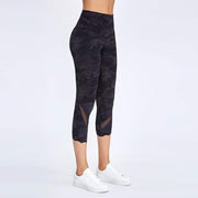 Women's Colorful Breathing Sport Capris - Blue Force Sports