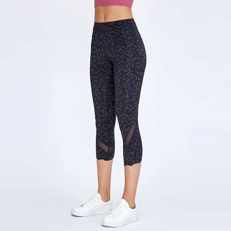 Women's Colorful Breathing Sport Capris - Blue Force Sports