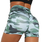 Women's Summer Athletic Camouflage Printed Shorts for Women - Blue Force Sports