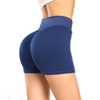 Women's High Waist Fitness Shorts - Blue Force Sports