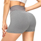 Women's High Waist Fitness Shorts - Blue Force Sports