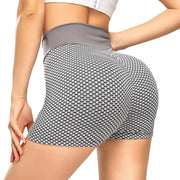 Women's High Waist Fitness Shorts - Blue Force Sports
