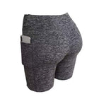 Women's Elastic Workout Shorts - Blue Force Sports
