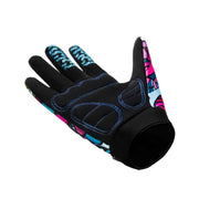 Women's Printed Shockproof Cycling Gloves - Blue Force Sports