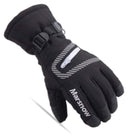 Professional Zipper Design Ski Gloves - Blue Force Sports