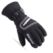 Professional Zipper Design Ski Gloves - Blue Force Sports