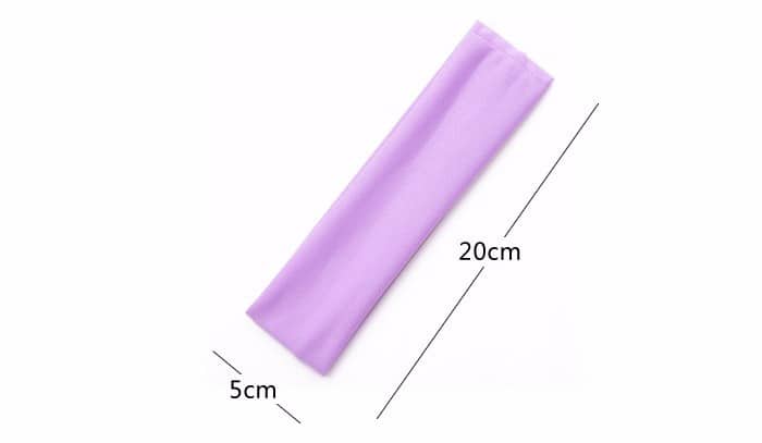 Multi-Color Sweat Absorbent Yoga Hair Bands - Blue Force Sports